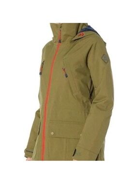 Burton prowess snowboard ski jacket medium green